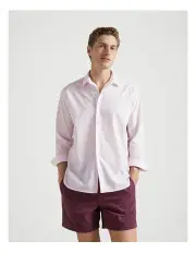[Fine Day] Cotton Lawn Shirt in Pale Musk