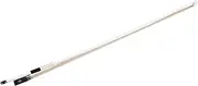 4/4 Violin Fiddle Bow Carbon Round Stick Ebony Frog White Horsehair Well D Violin Bow White