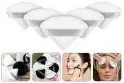 5x Mini Triangle Make Up Sponge PowderTool Cosmetic Puff Delicate Soft - White