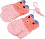 [XolngYYeng] Toddler Mittens on String Baby Snow Gloves Kid Magic Gloves Ski Thermal Gloves