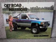 1990 OFF ROAD WARRIORS - SEALED - CUSTOM TRUCK CALENDAR - BECKIE MULLEN