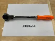 Snap-on Tools NEW ORANGE 3/8" Drive Hard Grip Round Swivel Ratchet FHNFD100O