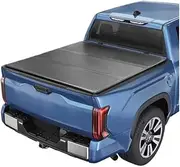 ATATQH FRP Hard Tri-Fold Bed Tonneau Cover Truck Bed Covers Compatible for Tundra 2022-2024 (Excl. Trail Edition) 5.5FT Bed ; 66.7" Bed