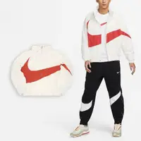 在飛比找momo購物網優惠-【NIKE 耐吉】外套 Swoosh Jacket 男款 米