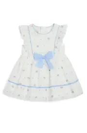 Pippa & Julie Embroidered Party Dress in White at Nordstrom, Size 18M