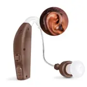 Behind the Ear Sound Amplifier, Amplifies Sound by 30 Times, Lightweight, Vir...