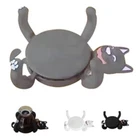 Heat Insulation Cat Coasters Waterproof Tabletop Drink Coasters Office