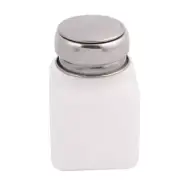 Lab Experiment Plastic Square Liquid Container Alcohol Bottle White 50-100ML