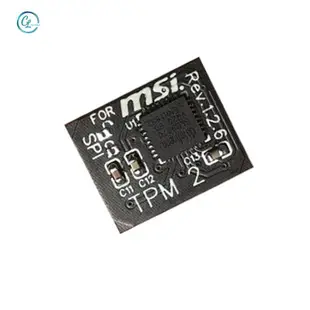 MSI Tpm 2.0 加密安全模塊遠程卡 12 針 SPI TPM2.0 微星主板安全模塊