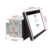 Car Stereo Radio Player GPS Wifi 4G 10.1in Android 9.1 Touch Screen Double 2DIN (for: Volvo)