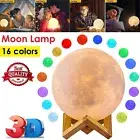 Dimmable 3D Galaxy Lamp LED Moon Lamp Moonlight Night Light Remote Control Gift