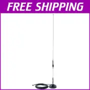 High-Performance 28" CB Antenna Kit with Heavy-Duty Magnetic Mount & 18' Cable