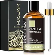 MAYJAM Vanilla Essential Oil 1.01fl.oz, Premium Vanilla Oils for Aromatherapy, Diffuser, Candle Making, Soap Making, 30ML/Bottle