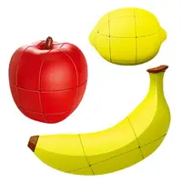 在飛比找樂天市場購物網優惠-泛新蘋果魔方香蕉檸檬異形幼兒學生水果系列套裝全套益智魔方玩具