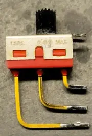 Qty 80 - C&K 1101M2S3AV2BE2 SPDT 0.4VA On/On Slide Switch, Right-Angle PCB Mount