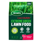 scotts lawn builder 4kg extreme green slow release lawn fertiliser