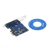 在飛比找蝦皮購物優惠-PCI-E PCIe to mSATA SSD + SATA