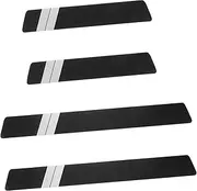 MAGICLULU 4pcs Carbon Fiber Car Door Sill Protectors Automotive Trim Guard Anti Scratch Bumper Tape for