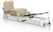 Foverós Pilates Reformer Machine, Aluminum Foldable Pilates Machine,Pilates Fitness Equipment for Home and Studio