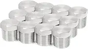 ChillWaves 304 Stainless steel Pipe Fitting, Outer Hex Head Socket Pipe Plug Fitting，1/4" NPT Male，Thread Adapter(12-PACK)