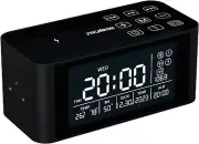 TEKISM Bluetooth Speaker with Digital Alarm Clock, Wireless Charger, FM Clock...