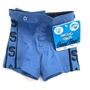 Vintage Sturt Double Blues SANFL Football Shorts Size 20 New Deadstock