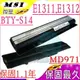 微星 BTY-S15 電池(保固最久)- MSI E1311，E1312，E1315，MD97107，MD97125，MD97127，BTY-S14，BTY-M6E，BTY-S15，40029150，40029231，40029683，E2MS110K2002，E2MS110W2002，E2MS115K2002，CR650，CX650，FX400，FX420，FX600，FX610，FX700，Akoya Mini E1311，MD97164，MD97295，MD97690，Akoya P6512