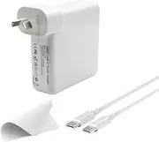 LZUMWS 96W Fast Charger 20V 4.8A USB C for MacBook Pro13 16 15 14'',MacBook Air M1 M2 13" 2018-2022,Pad Pro,Lenovo/DELL/HP Laptop Adapter Compatible All Type C Device with USB C Charge Cable