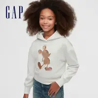在飛比找蝦皮商城優惠-Gap 女童裝 Gap x Disney迪士尼聯名 刷毛帽T