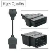 1PCS 17-pin OBD1 to OBD2 Connector Adapter Cable Diagnostic Tool For Toyota