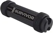 Corsair Flash Survivor Stealth 64GB USB 3.0 Rugged Design Water Proof Flash Drive - Black