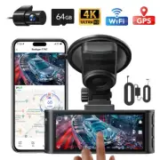 REDTIGER F7NT Dash Camera 4K Front and Rear,Touch Screen Inch,With Hardwire Kit