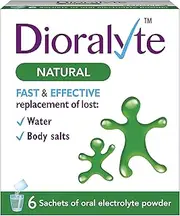 Dioralyte Supplement Replacement of Lost Body Water & Salts Sachets - Natural Flavour - 6 Sachets