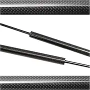Compatible With Vw Eos 2006-2015 Coupe Rear Hatch Tailgate Boot Gas Struts Lift Support Shock Damper Absorber 19.69inch(Black carbon fiber)