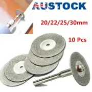 10X 20, 22, 25, 40 mm Diamond Cutting Grinding Abrasive Discs Off Blade DremelWH