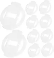 HOMOBABE Outdoor Clamp for String Lights 100pcs Cable Holders Secure Hangers for Power Cords Wall Clips for Outdoor Lighting