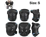 Kids/Teenagers Protective Gear Set with Knee Pads, Elbow Pads, and Wrist Guard