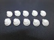 Lego Lot Of 10 White Minifig, Headgear Hat, Rag Wrap / Bandana