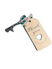 96Pcs Skeleton Key Bottle Opener Wedding Party Favor Souvenir Gift with Escort T