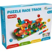 New Marble Run Race Track 176 Pcs Boys Girls STEM Learning Toy Building Blocks