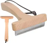 Pet Hair Remover,Pet Grooming Tool | Rust-Proof Cat Detangling Shedding Brush for Small Medium Horse Puppies Kittens Animals