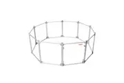 Pawz 10PCS Pet Playpen Indoor Transparent Pet Fence