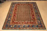 _HAND-MADE_RUG_FINE-QUALITY_ 10X7 FT. Gabba Design Natural Wool Pictorial Rug