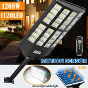 1200W 1120LED Luz Solar Para Exterior Luces Jardin Foco Lampara Solares De Calle
