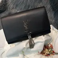 在飛比找PopChill優惠-[二手] YVES SAINT LAURENT YSL 黑銀