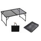 Camping Folding Table Picnic Table Foldable Beach Table Mesh T7A5