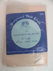 Greever & Walsh Textiles Sculptured Doll Body Cloth 21x60 Flesh Color
