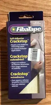 FibaTape Self-Adhesive Crackstop 20' x 6" New