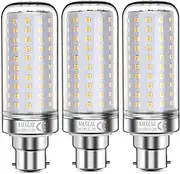SAUGLAE 26W LED Light Bulbs, 200W Incandescent Bulbs Equivalent, B22d Bayonet Cap, 3000Lm, 3000K Warm White, Pack of 3