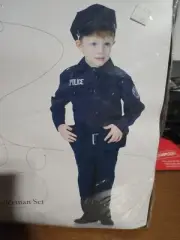 Policeman Boys Costume Underwraps 25912